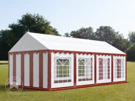 4x8m Marquee / Party tent, PVC 700, red-white 4x8m Marquee / Party tent, PVC 700, red-white