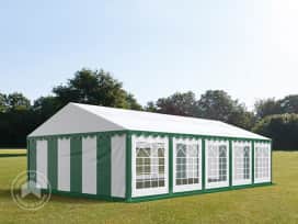 5x10m Marquee / Party tent, PVC 700, green-white 5x10m Marquee / Party tent, PVC 700, green-white