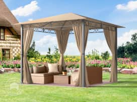 Garden Gazebo Rendezvous Premium 3x3m, cappuccino