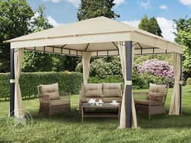 Garden Gazebo Sunset Premium, 4x4m, champagne Garden Gazebo Sunset Premium, 4x4m, champagne