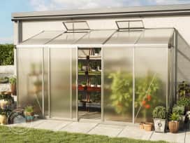 365 x 147 cm Lean-to greenhouse
