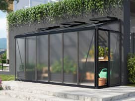 388 x 132 cm Lean-to greenhouse