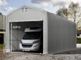 5x10m 4m Sides Carport Tent / Portable Garage, 4.1x3.5m Drive Through, PRIMEtex 2300 fire resistant