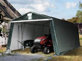 3.3x6.2m Carport Tent / Portable Garage, PE 450, dark green