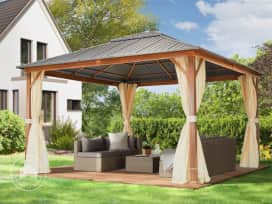 Garden gazebo Forest Superior 4x4m, champagne oak finish Garden gazebo Forest Superior 4x4m, champagne oak finish