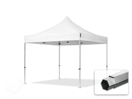 3x3m PES 800 Pop Up Gazebo PROFESSIONAL Aluminium 40 mm, white 3x3m PES 800 Pop Up Gazebo PROFESSIONAL Aluminium 40 mm, white