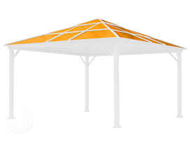 Replacement roof panels for garden gazebo Forest Deluxe, 4x4m
