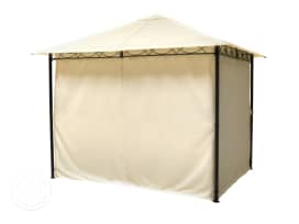 Gazebo curtains (4-piece set) for garden gazebo Rendezvous Classic, 3x3m, champagne Gazebo curtains (4-piece set) for garden gazebo Rendezvous Classic, 3x3m, champagne