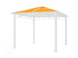 Replacement roof panels for garden gazebo Sunset Deluxe 3x3m, Hardtop