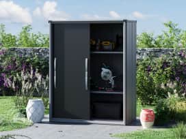 150 x 75 cm Garden shed XL, anthracite grey