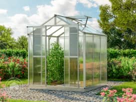 179 x 195 cm Greenhouse, 6 mm twin-wall sheets, incl. special offer set XL 179 x 195 cm Greenhouse, 6 mm twin-wall sheets, incl. special offer set XL