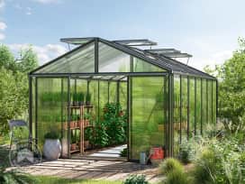 311 x 534 cm Greenhouse, anthracite grey, RAL 7016, no extras