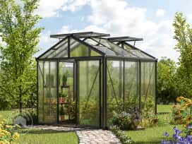 235 x 235 cm Greenhouse, anthracite grey, RAL 7016, no extras 235 x 235 cm Greenhouse, anthracite grey, RAL 7016, no extras