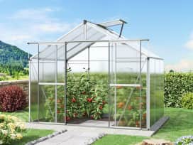 2.56 x 1.92 cm Greenhouse, 6 mm twin-wall sheets