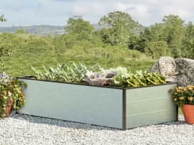 150 x 77 x 39 cm Raised garden bed, Aluminium anodised