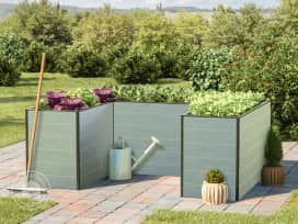 195 x 150 x 77 cm Raised garden bed, Aluminium anodised
