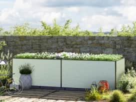 297 x 77 x 77 cm Raised garden bed, Aluminium anodised