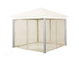 Mosquito net (4-piece) for garden gazebo Sunset Classic 3x3m, champagne Mosquito net (4-piece) for garden gazebo Sunset Classic 3x3m, champagne