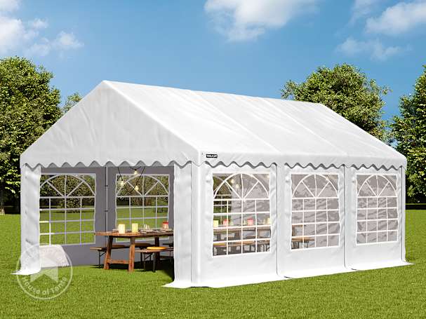 3x6m Marquee / Party tent, PVC 700, white