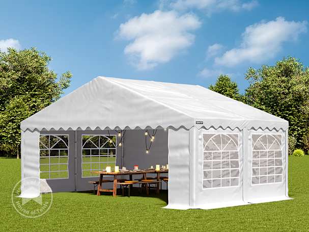 5x4m Marquee / Party tent, PVC 700, white 5x4m Marquee / Party tent, PVC 700, white