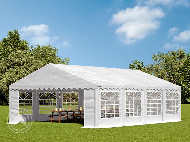 6x8m Marquee / Party tent, PVC 700, white