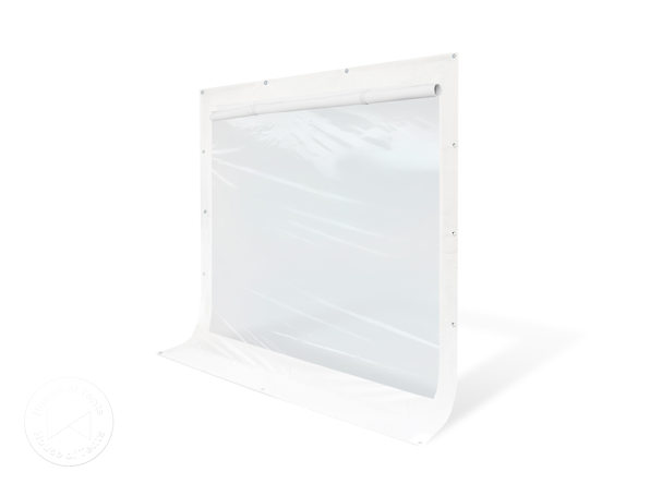 PVC sidewall 2x2 m with panorama window and roller blind