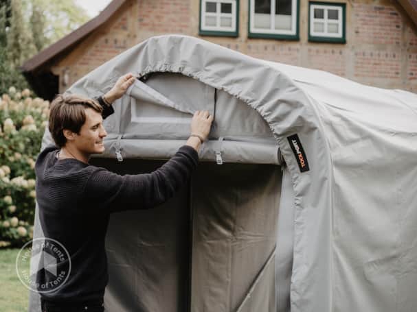 Find a bike shed in our range House of Tents