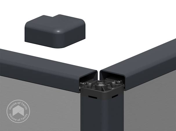 Add caps to raised bed corners