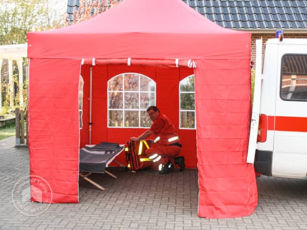 Pop up work shelter top