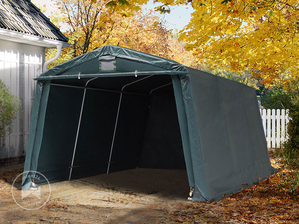 Tente garage 6 x 6 m, vert foncé (99487)