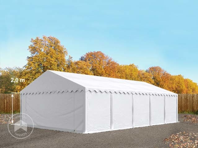 Tente de stockage en PVC gris 400x800 cm Vida XL 275894
