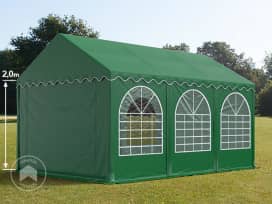 3x6 m tente de réception, PVC 800, H. 2 m, vert foncé