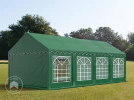 4x8 m tente de réception, PVC 700, H. 2 m, vert foncé 4x8 m tente de réception, PVC 700, H. 2 m, vert foncé