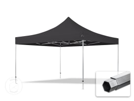 4x4 m Tonnelle pliante Alu, PES 800, noir 4x4 m Tonnelle pliante Alu, PES 800, noir