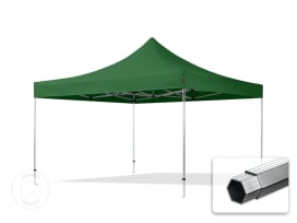 4x4 m Tonnelle pliante Alu, PES 800, vert foncé 4x4 m Tonnelle pliante Alu, PES 800, vert foncé