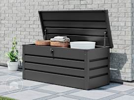 137 x 61 cm Coffre de jardin, anthracite