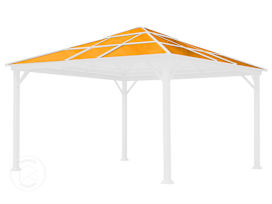 Plaques de remplacement pour le toit de jardin Forest Deluxe, 4x4 m