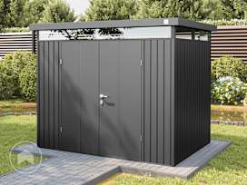 240 x 180 cm Abri de jardin, anthracite 240 x 180 cm Abri de jardin, anthracite