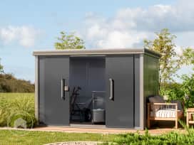 291 x 221 cm Abri de jardin, anthracite 291 x 221 cm Abri de jardin, anthracite