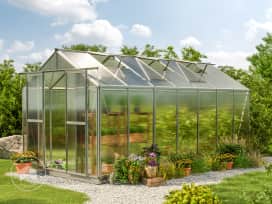 259 x 449 cm Serre de jardin, 6 mm panneaux double paroi