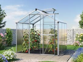 192 x 192 cm Serre de jardin, 6 mm panneaux double paroi