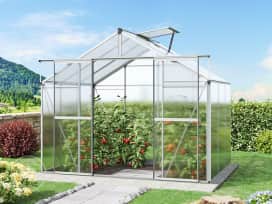 256 x 192 cm Serre de jardin, 6 mm panneaux double paroi