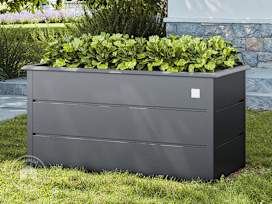 75 x 150 x 78 cm Carré potager surélevé, acier, anthracite
