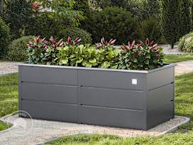 75 x 175 x 78 cm Carré potager surélevé, acier, anthracite