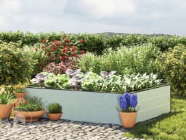 150 x 119  x 39 cm Carré potager surélevé, aluminium eloxé