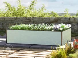 150 x 99  x 39 cm Carré potager surélevé, aluminium eloxé