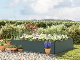 195 x 150  x 39 cm Carré potager surélevé, anthracite