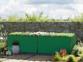 297 x 77 x 77 cm Carré potager surélevé, vert 297 x 77 x 77 cm Carré potager surélevé, vert