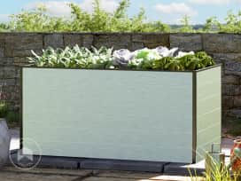 150 x 77  x 77 cm Carré potager surélevé, aluminium eloxé