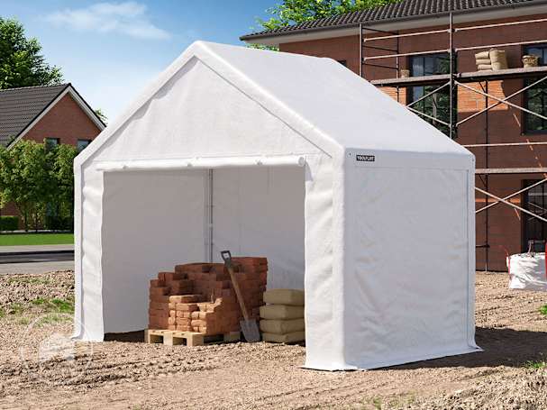 3x2 m Tente de stockage, Bâche PE, blanc 3x2 m Tente de stockage, Bâche PE, blanc